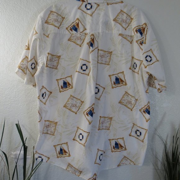 Natural Issue Shirt Sz L Nautical Sailboat Canada - Picture 6 of 14